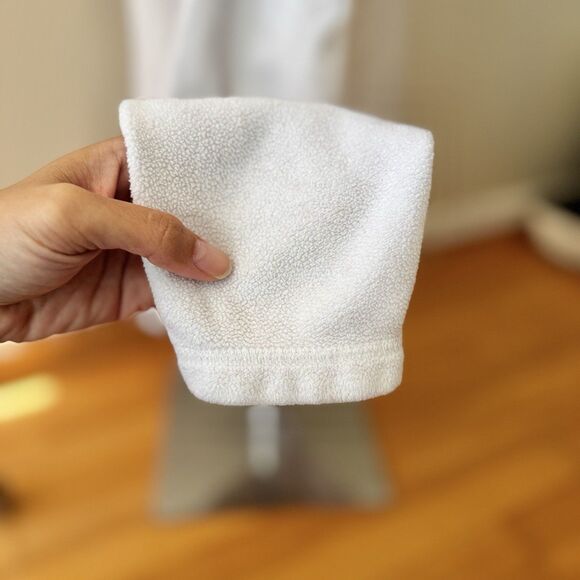 The North Face Women's 1/4 Zip Fleece Pullover Layering Outdoor White Size M GUC - Picture 11 of 16